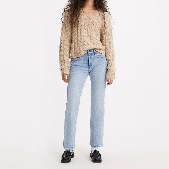 Levi’s Mid Rise Bootcut/Straight Jeans - Picture 5 of 6